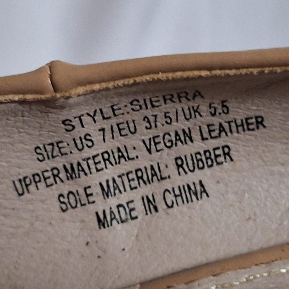 French Connection Women's Beige Heels Sz 7 3in Heel - Picture 6 of 6